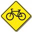 Passage pour bicyclette ou présence de cyclistes