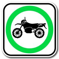 Trajet obligatoire pour motocyclettes tout terrain