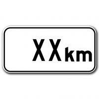 Distance XX km 