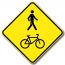 Signal avancé de passage pour piétons et pour bicyclettes