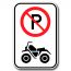 Stationnement interdit aux véhicules tout terrain